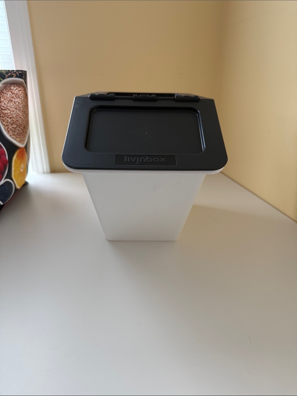 A pair of deep storage bins. Second bin is not pictured but are identical.